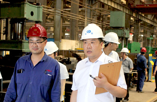 德赢VWIN总裁对车间“6S”事情举行阶段性检查